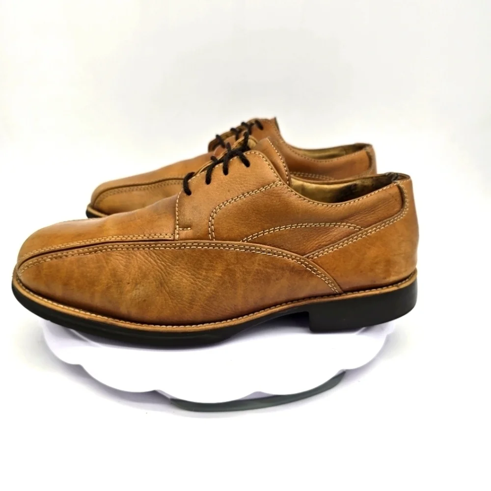 Stephan Bossi Dress Shoe Men's 9 M Brown Oxford Derby Tan
